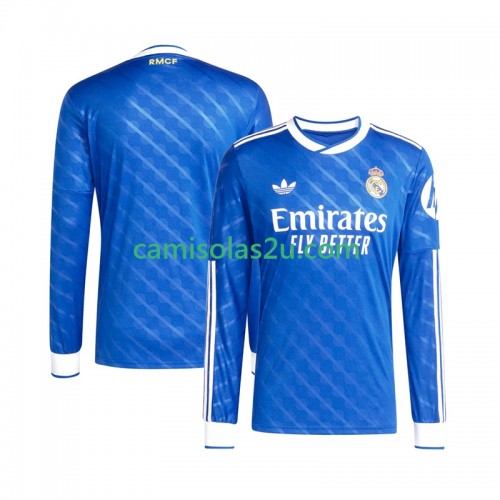 Camisolas de futebol Real Madrid Equipamento 3ª 2025/26 Manga Comprida Camisolas de futebol Real Madrid Equipamento 3ª 2025/26 Manga Comprida
